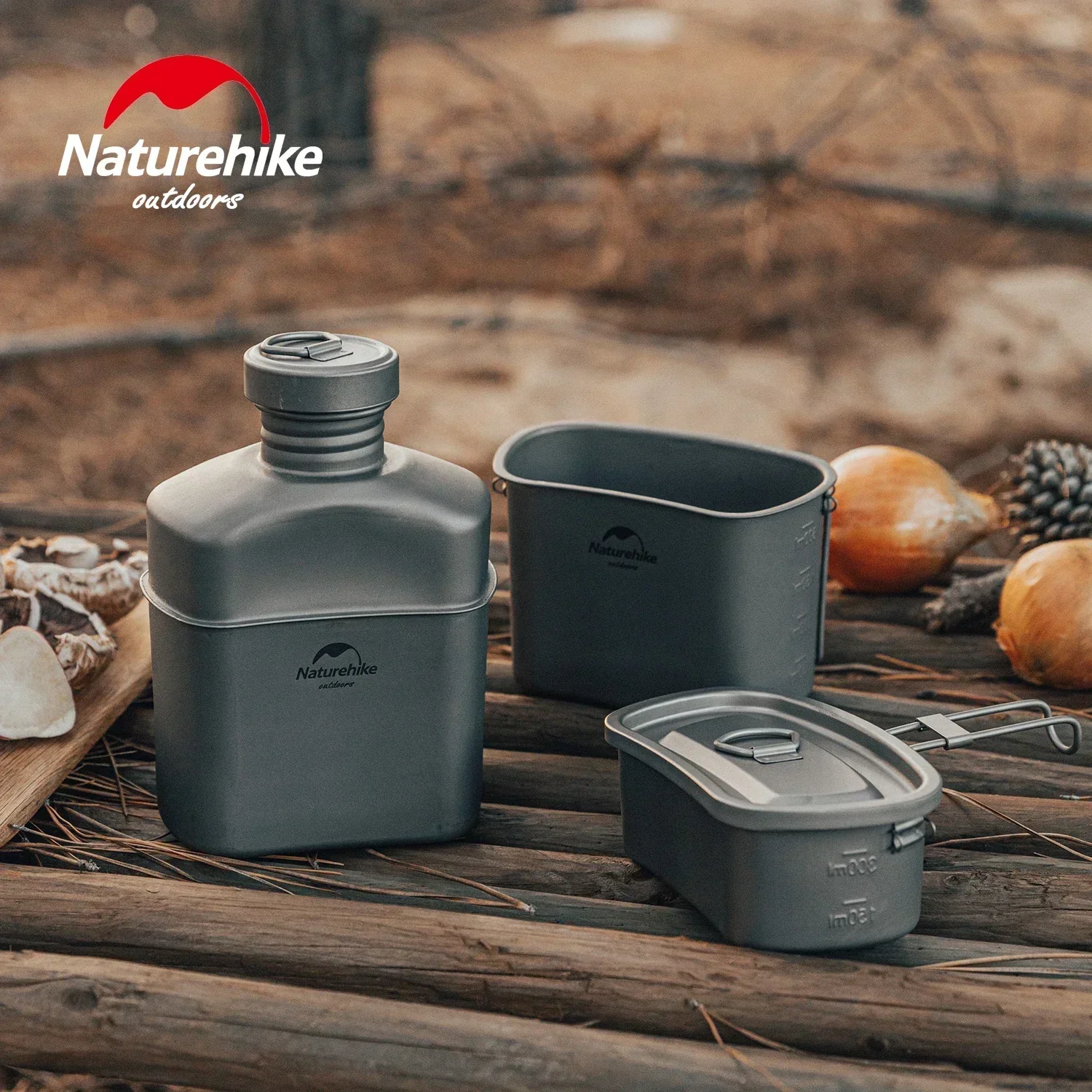 Naturehike 3 in 1 Kettle Set Titanium Pot Ultralight Folding Hanging Pot Picnic Set For Camping Outdoor Hiking Travel NH21CJ004
Naturehike 3 in 1 Kettle Set Titanium Pot Ultralight Folding Hanging Pot Picnic Set For Camping Outdoor Hiking Travel NH21CJ004