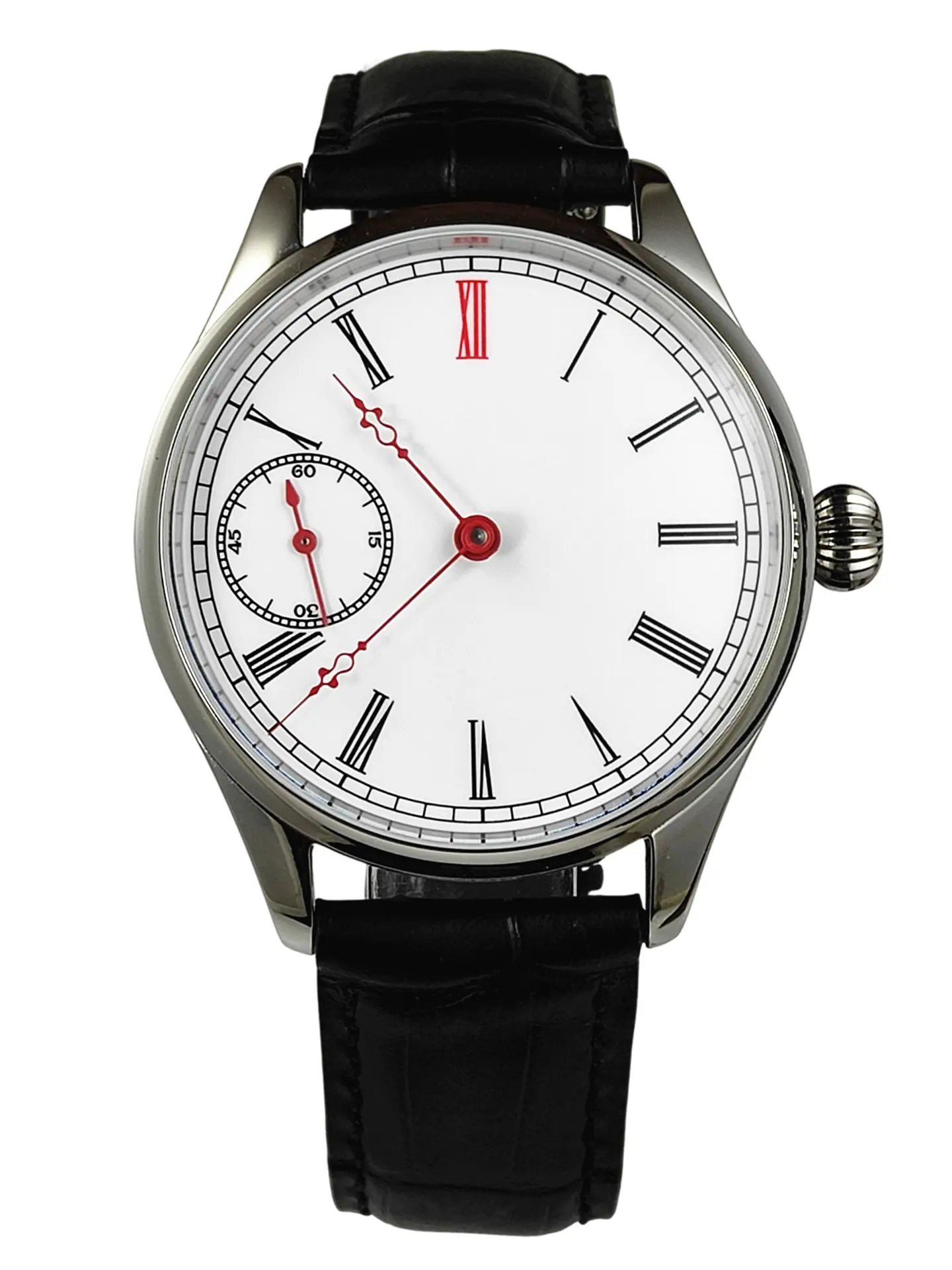 40MM Manual Mechanical Watch with Enamel Dial, Louis Flower Hands, Seagull ST3621, Jones Sword, Business Men's Waterproof Genuin
40MM Manual Mechanical Watch with Enamel Dial, Louis Flower Hands, Seagull ST3621, Jones Sword, Business Men's Waterproof Genuin