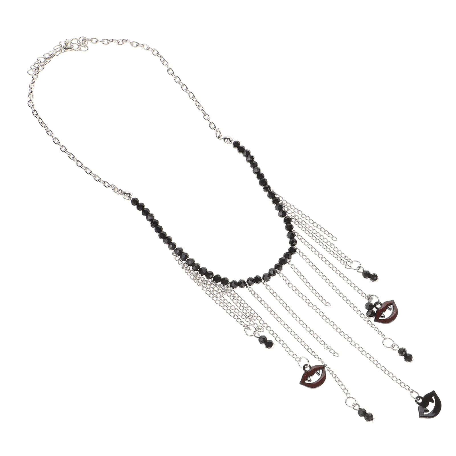 Vintage Adjustable Beaded Tassel Choker Lips Necklace For Women Long Clavicle Chain Festival Party Accessory Retro Edgy
Vintage Adjustable Beaded Tassel Choker Lips Necklace For Women Long Clavicle Chain Festival Party Accessory Retro Edgy