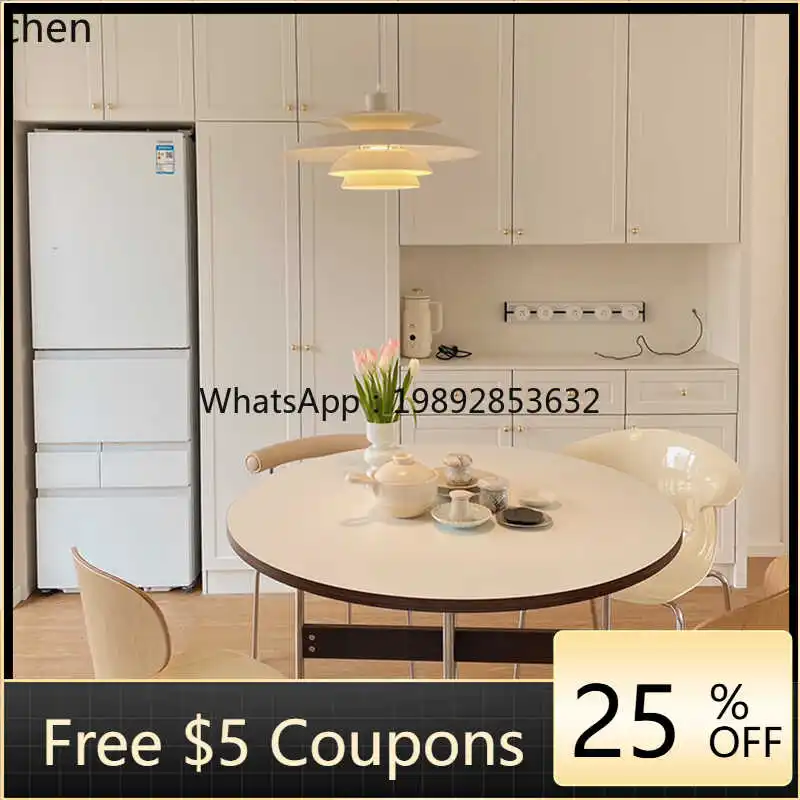 dining table round cream wind eating table modern simple stainless steel negotiation milk tea shop round
dining table round cream wind eating table modern simple stainless steel negotiation milk tea shop round