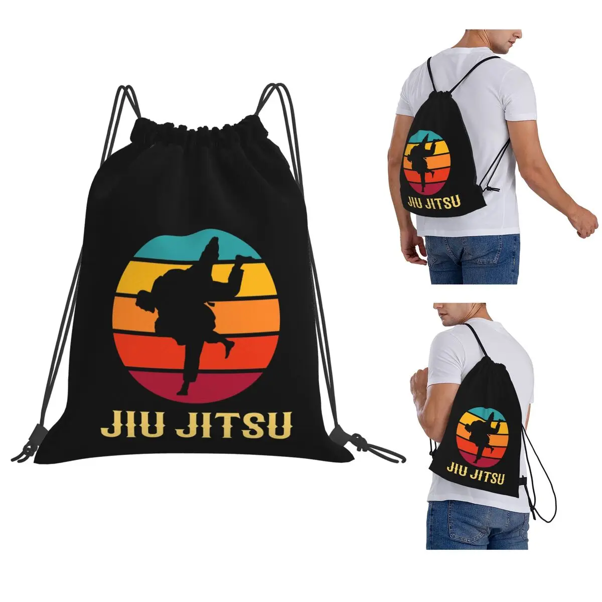 Brazilian Jiu Jitsu Sunset Design Backpacks Multi-function Drawstring Bags Sports Bag Book Bags for Man Woman Students
Brazilian Jiu Jitsu Sunset Design Backpacks Multi-function Drawstring Bags Sports Bag Book Bags for Man Woman Students