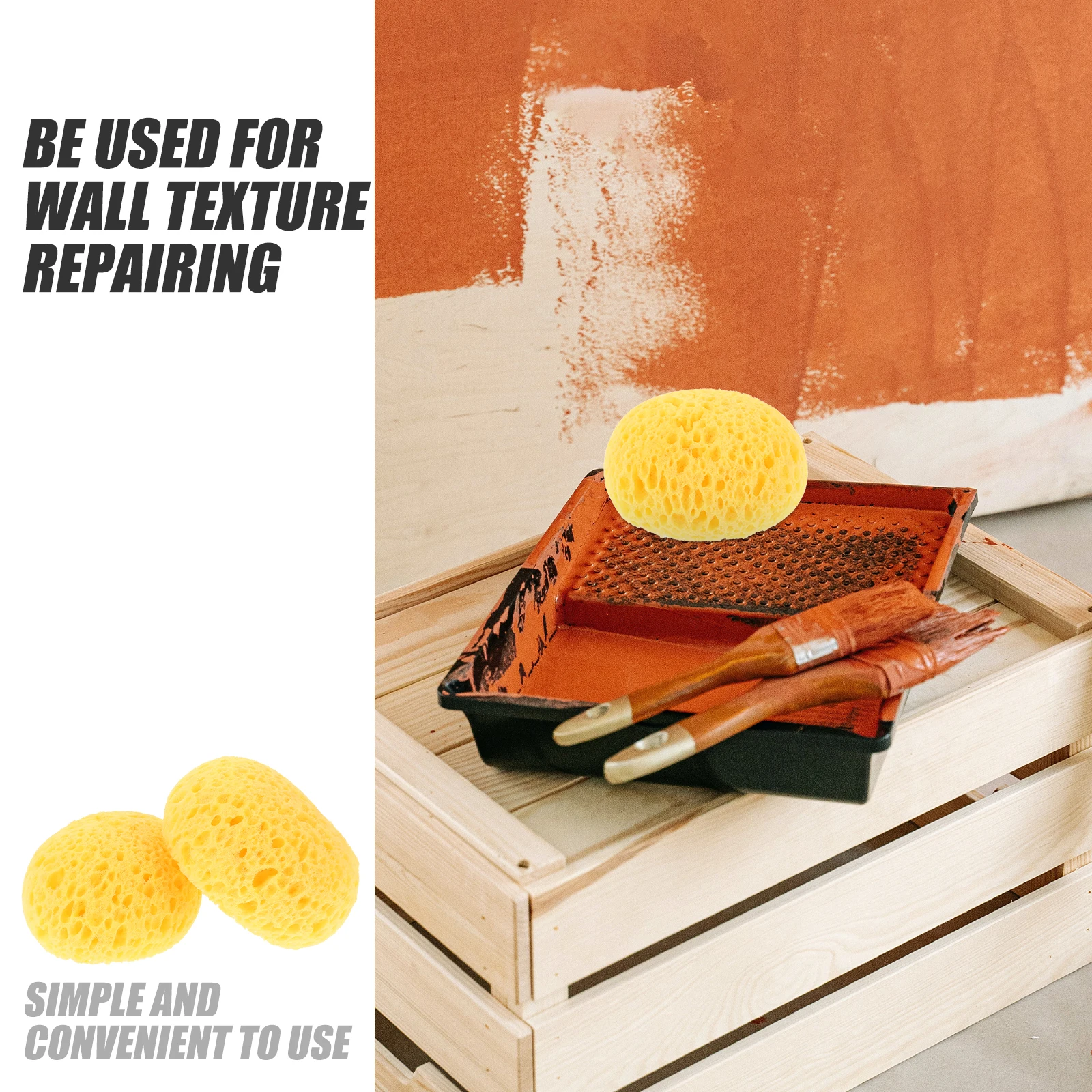 2pcs Texture Wall Texture Repair Cleaning Sponge Drywall Painting Tool Compact Design Safe Material Home Decor
2pcs Texture Wall Texture Repair Cleaning Sponge Drywall Painting Tool Compact Design Safe Material Home Decor