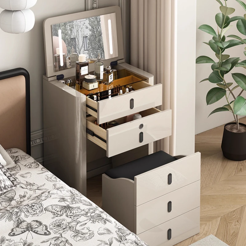 Italian Light Luxury Solid Wood Dresser Bedside Dressing Table Makeup Vanity Desk Vanities Bedroom Furniture Toiletries LED Lamp
Italian Light Luxury Solid Wood Dresser Bedside Dressing Table Makeup Vanity Desk Vanities Bedroom Furniture Toiletries LED Lamp