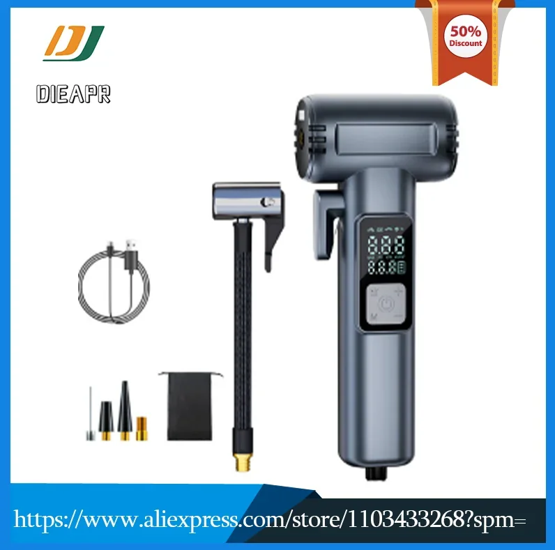 Wireless Car Air Pump Portable Air Compressor Electric Tire Inflator With Digital Display For Car Motorcycles BicycleBall
Wireless Car Air Pump Portable Air Compressor Electric Tire Inflator With Digital Display For Car Motorcycles BicycleBall
