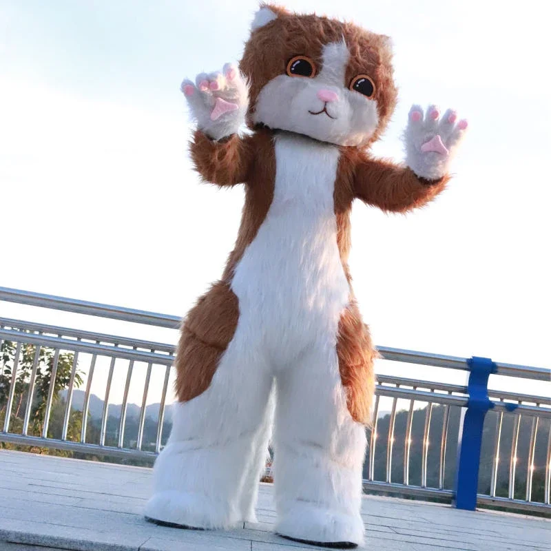 Christmas Orange Cat Inflatable Suit Giant Cats Cosplay Mascot Costume For Adult Mascotte Performance Party Dress Up No battery
Christmas Orange Cat Inflatable Suit Giant Cats Cosplay Mascot Costume For Adult Mascotte Performance Party Dress Up No battery