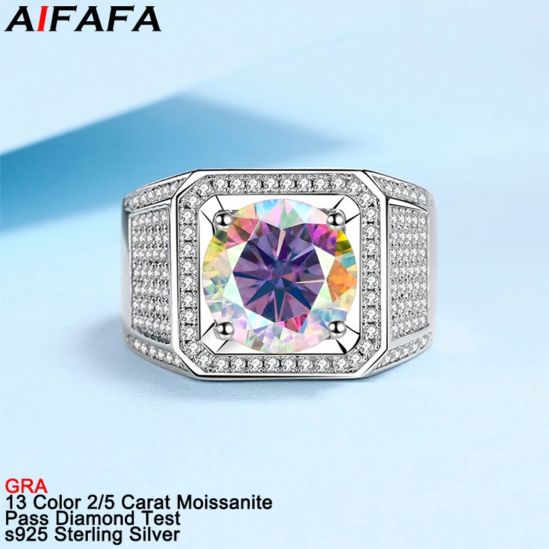 13 Color 2/5 Carat Moissanite Rings for Men Women s925 Silver Moissanita Plated 18k Platinum Jewelry Pass Diamond Test with GRA
13 Color 2/5 Carat Moissanite Rings for Men Women s925 Silver Moissanita Plated 18k Platinum Jewelry Pass Diamond Test with GRA