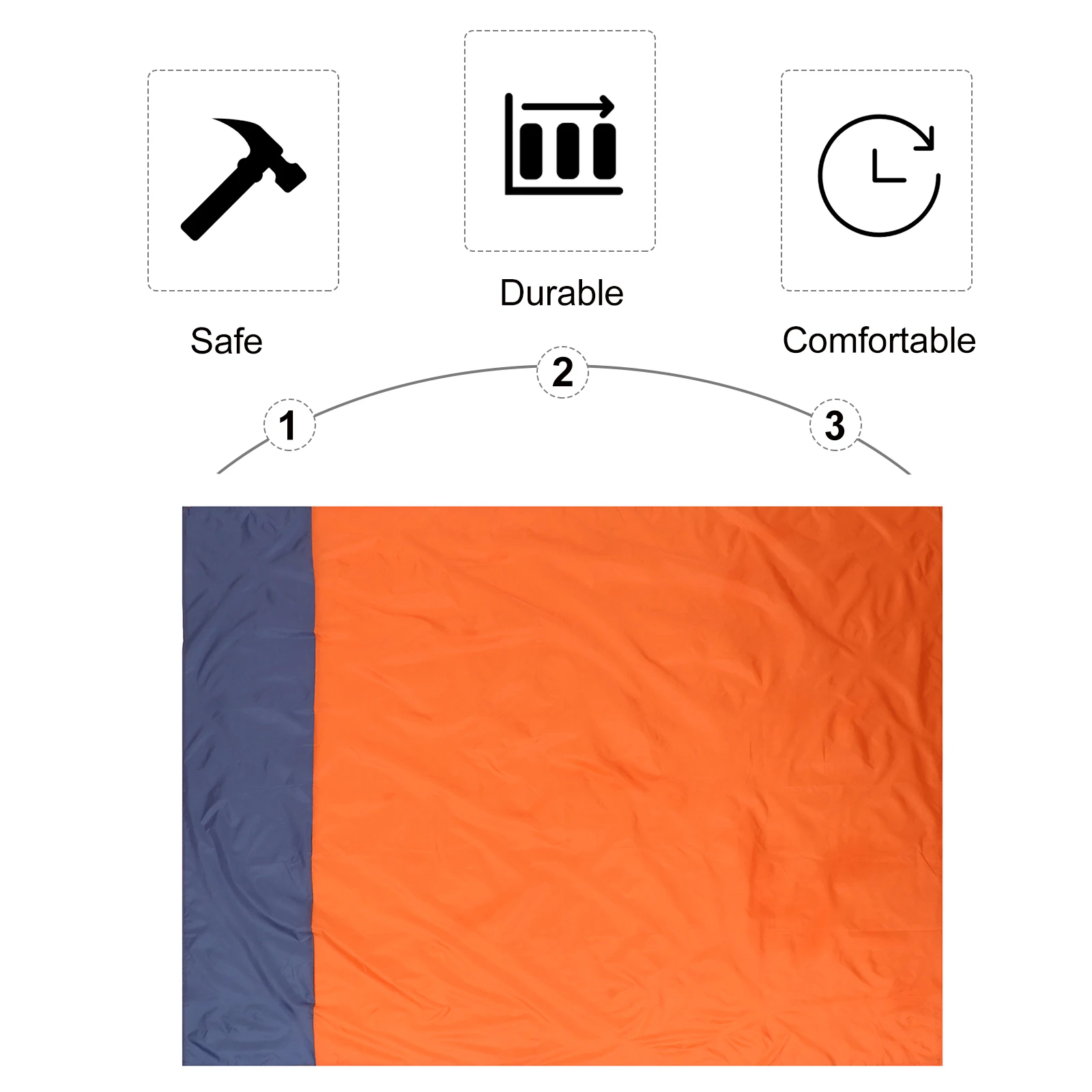 Waterproof Picnic Mat Foldable Oxford Cloth Beach Blanket Multifunctional Pad Camping Ground Outdoor Fun Large Size
Waterproof Picnic Mat Foldable Oxford Cloth Beach Blanket Multifunctional Pad Camping Ground Outdoor Fun Large Size