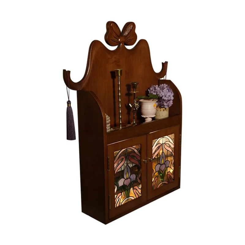 Solid wood storage multi-layer small tea cabinet hanging cabinet display cabinet
Solid wood storage multi-layer small tea cabinet hanging cabinet display cabinet