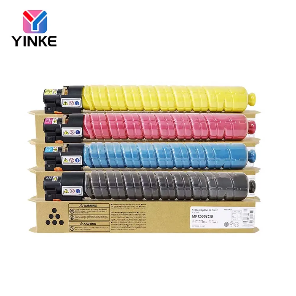 1PCS MPC55002 Toner Cartridge For Ricoh Aficio MPC4502 MPC5502 High Quality Compatible Copier Toner BK 500g CMY 400g
1PCS MPC55002 Toner Cartridge For Ricoh Aficio MPC4502 MPC5502 High Quality Compatible Copier Toner BK 500g CMY 400g