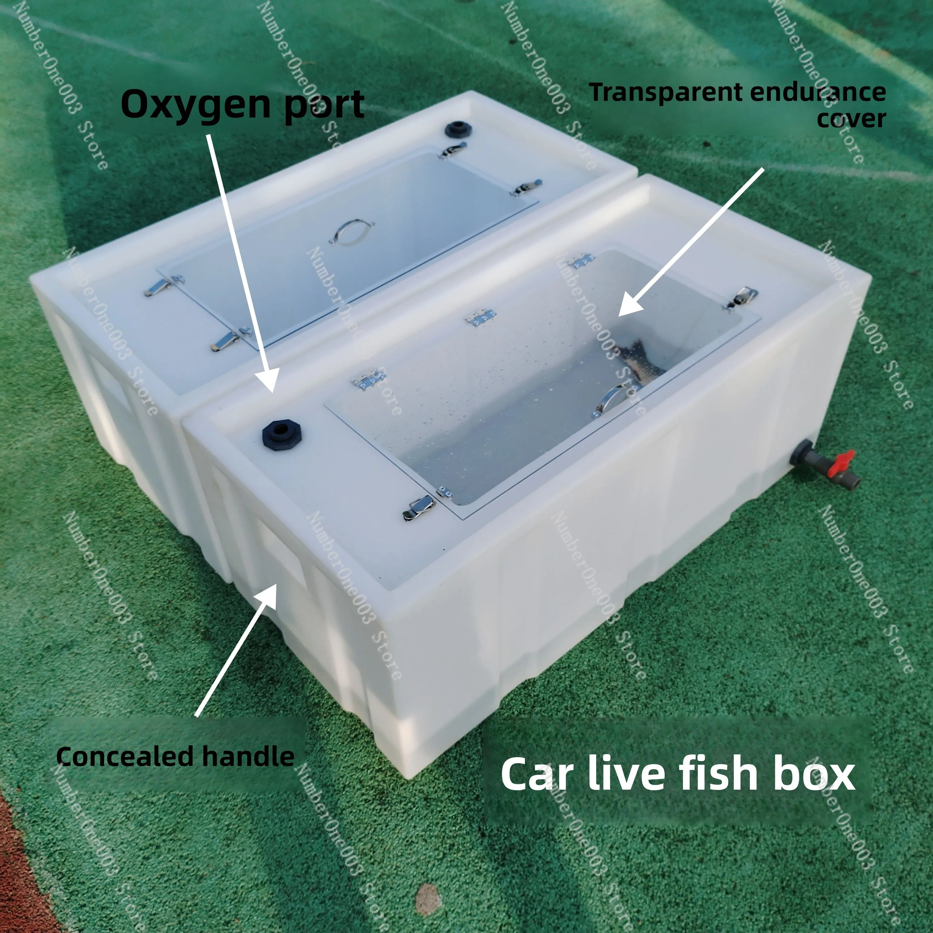 Sealed Live Fish Container for Car Trunk Large Capacity Fishing Box for Sedan and SUV
Sealed Live Fish Container for Car Trunk Large Capacity Fishing Box for Sedan and SUV