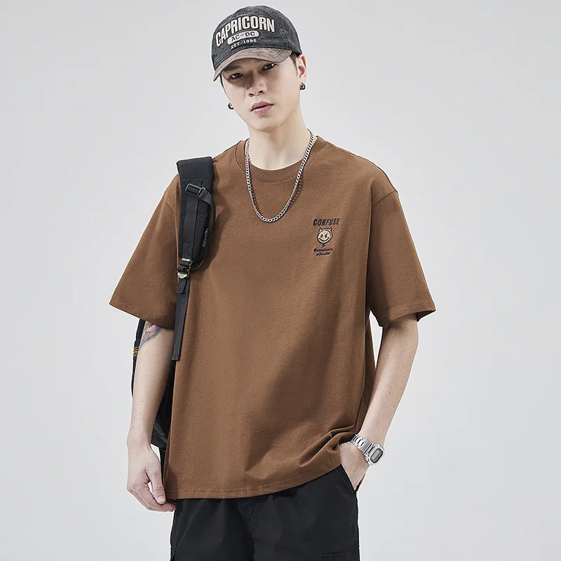 2026 Summer Men's Loose Cotton Short Sleeve T-shirt Casual Style Half Sleeve Body Shirt Fashionable American Brand Tee
2026 Summer Men's Loose Cotton Short Sleeve T-shirt Casual Style Half Sleeve Body Shirt Fashionable American Brand Tee