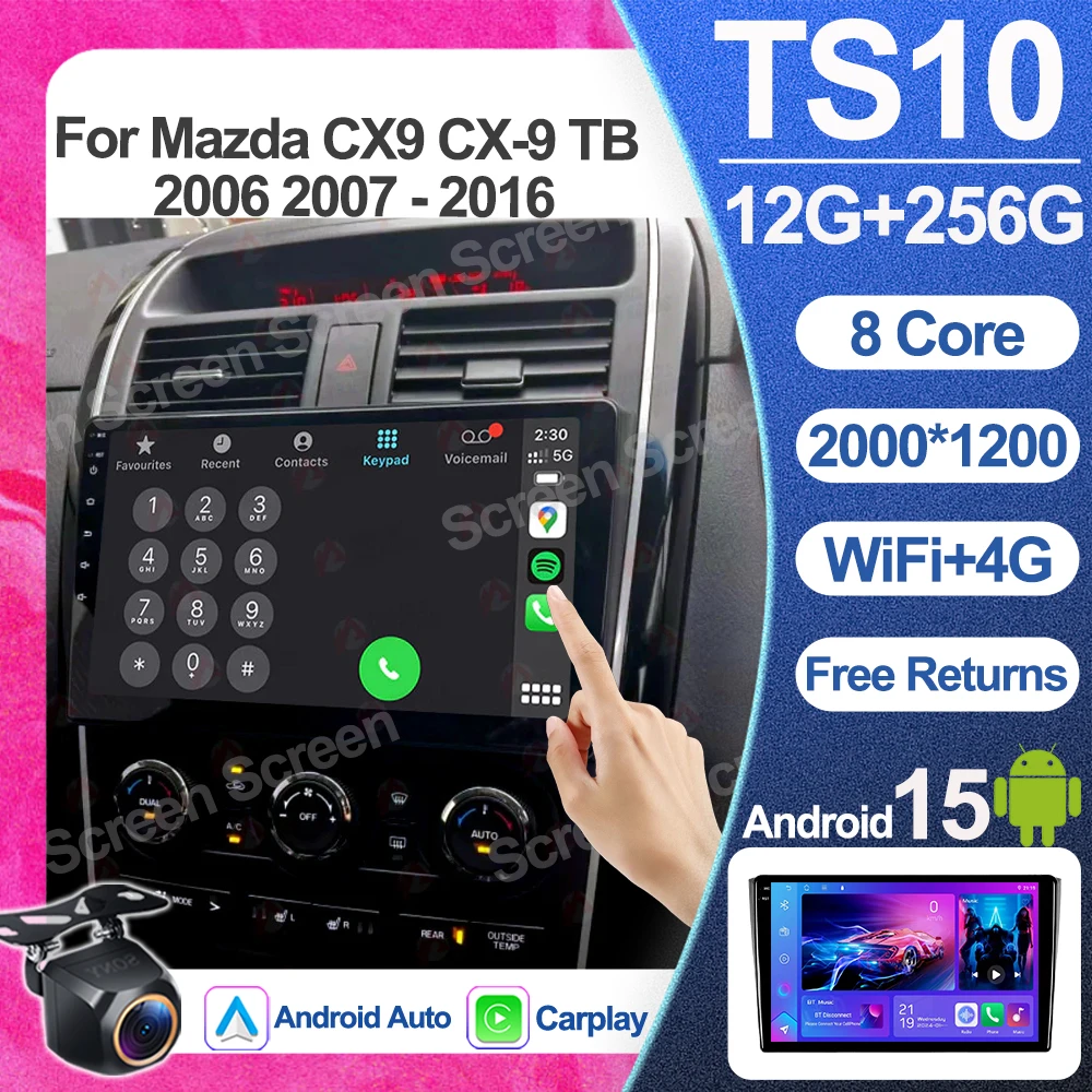 Автомагнитола Android 16 для Mazda CX-9 (2006-2016) с GPS, Bluetooth и мультимедийным видеоплеером
Автомагнитола Android 16 для Mazda CX-9 (2006-2016) с GPS, Bluetooth и мультимедийным видеоплеером