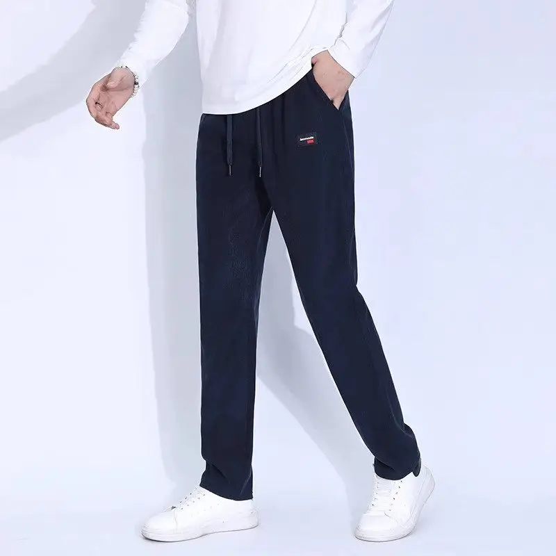High Quali Fce Lined Men's Casual Pants Loose Comfortable Warm Straight Leg Sweatpants for Autumn Winter Sports Long Tro...
High Quali Fce Lined Men's Casual Pants Loose Comfortable Warm Straight Leg Sweatpants for Autumn Winter Sports Long Tro...