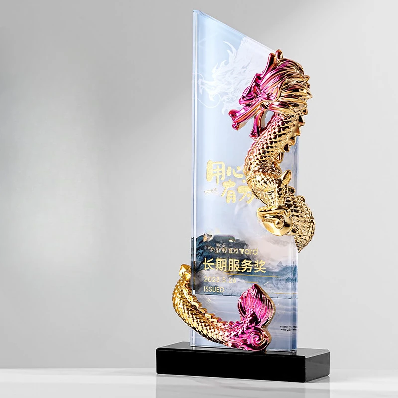 Customized Crystal Trophy, Color Printing Prize Sports Annual Meeting Awards Outstanding Employee Souvenir, Home Decoration, 1Pc
Customized Crystal Trophy, Color Printing Prize Sports Annual Meeting Awards Outstanding Employee Souvenir, Home Decoration, 1Pc