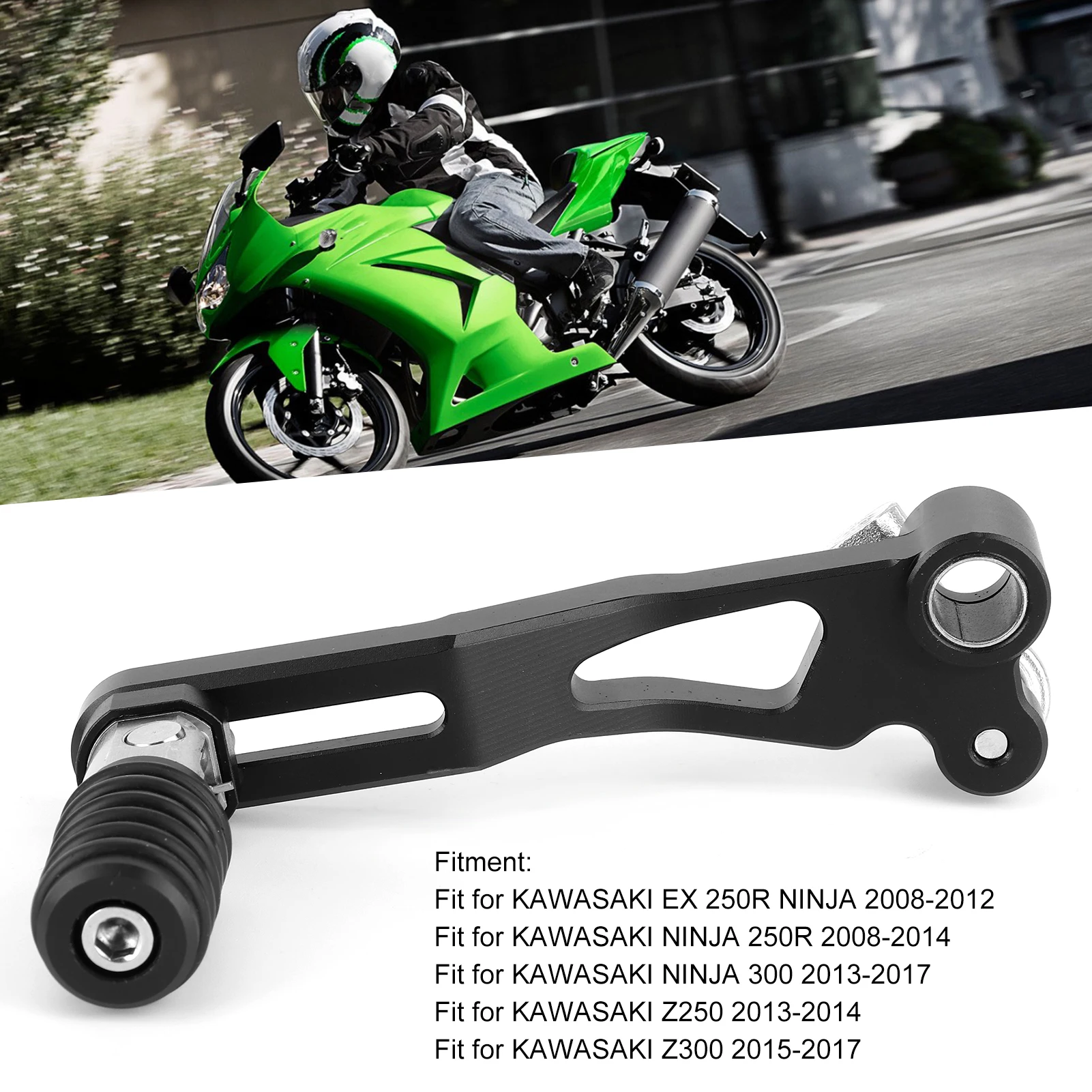 Motorcycle Shifter Motorcycle Folding Gear Shifter Pedal Fit for KAWASAKI NINJA 250R/300/Z250/Z300
Motorcycle Shifter Motorcycle Folding Gear Shifter Pedal Fit for KAWASAKI NINJA 250R/300/Z250/Z300