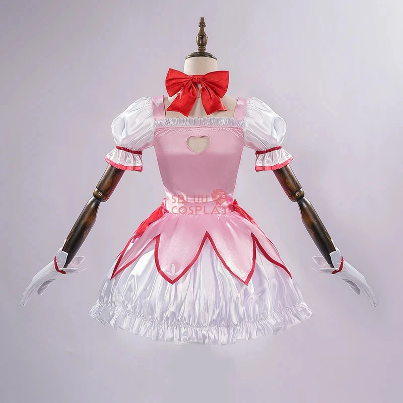 COSSBluuCosplay Kaname Madoka Cosplay Costume R Quality Upgraded Satin Fabric Halloween Party Pink Magica Kaname Dress Ou
COSSBluuCosplay Kaname Madoka Cosplay Costume R Quality Upgraded Satin Fabric Halloween Party Pink Magica Kaname Dress Ou