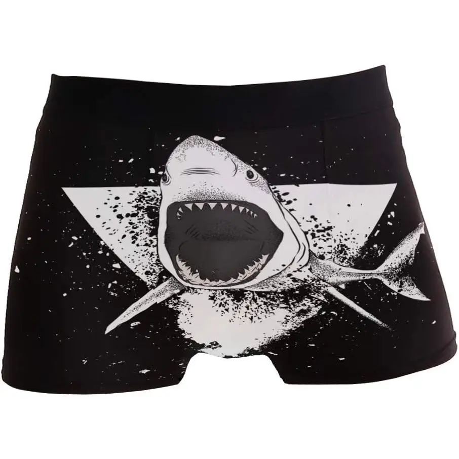 Shark Mens Boxer Briefs Underwear Breathable Stretch Boxer Trunk with Pouch S-XXL Underwear with Moisture-Wicking Fabric 
Shark Mens Boxer Briefs Underwear Breathable Stretch Boxer Trunk with Pouch S-XXL Underwear with Moisture-Wicking Fabric