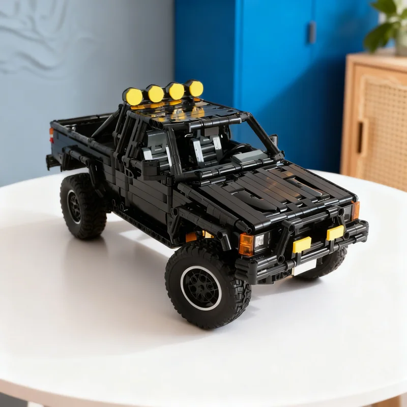 1472pcs MOC Toyota Xtracab Truck Hilux Carsed Model Building Blocks Architecture DIY Creative Toy Idea Christmas Gifts Brick
1472pcs MOC Toyota Xtracab Truck Hilux Carsed Model Building Blocks Architecture DIY Creative Toy Idea Christmas Gifts Brick