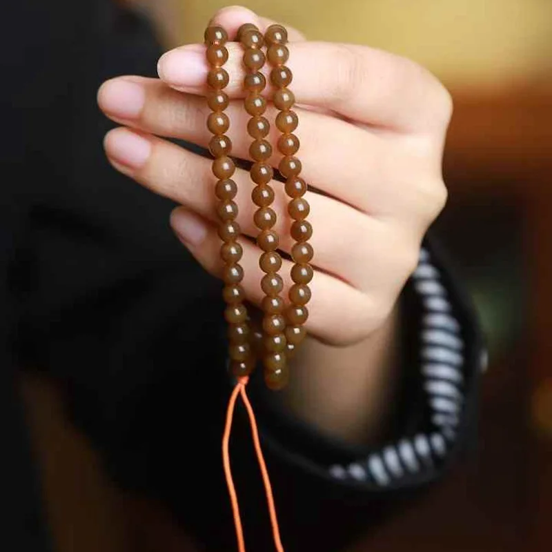 Natural Hetian Jade Qie Mo Old Material Full Red Sugar 108 Bead Chain Dual-Use Bracelet
Natural Hetian Jade Qie Mo Old Material Full Red Sugar 108 Bead Chain Dual-Use Bracelet