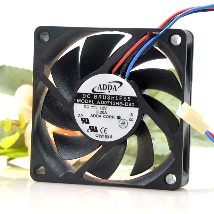 Co-Hi Adda 7cm 7015 12V 0.20A AD0712HB-D93 CPU3 Line Cooling Fan
Co-Hi Adda 7cm 7015 12V 0.20A AD0712HB-D93 CPU3 Line Cooling Fan