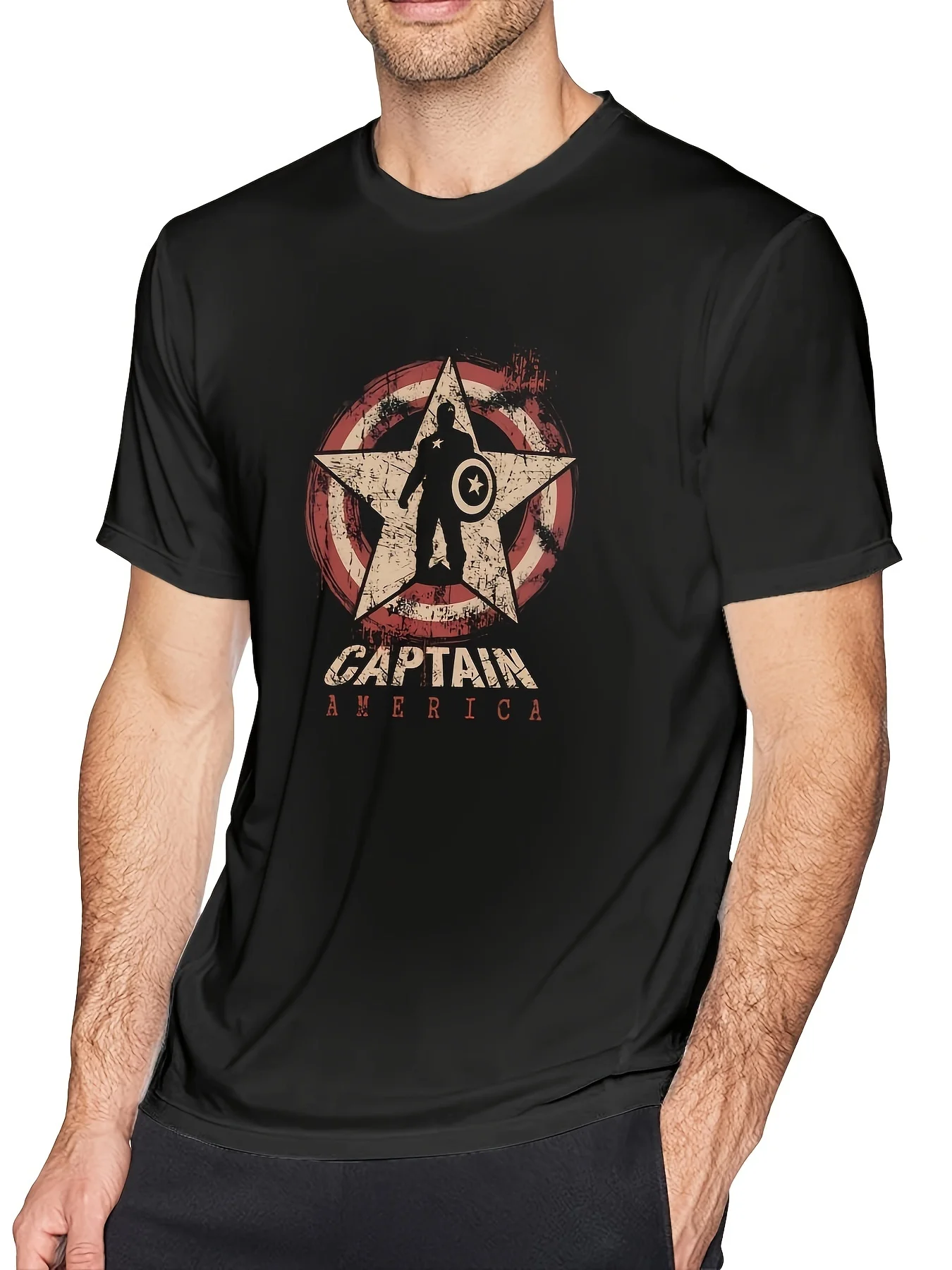 Short Sleeve Tops 2D Printed Avengers Retro Captain America Vintage T-Shirt Streetwear Hale Spring Summer Casual Comfortable
Short Sleeve Tops 2D Printed Avengers Retro Captain America Vintage T-Shirt Streetwear Hale Spring Summer Casual Comfortable