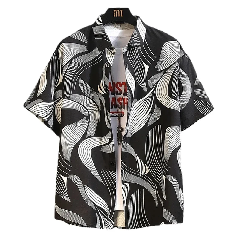 Plus Size Shirts Designer Men Short Sleeve Luxury Tops 2025 Summer Printed Chemise Hawaienne Homme Vintage Cardigans Streetwear
Plus Size Shirts Designer Men Short Sleeve Luxury Tops 2025 Summer Printed Chemise Hawaienne Homme Vintage Cardigans Streetwear
