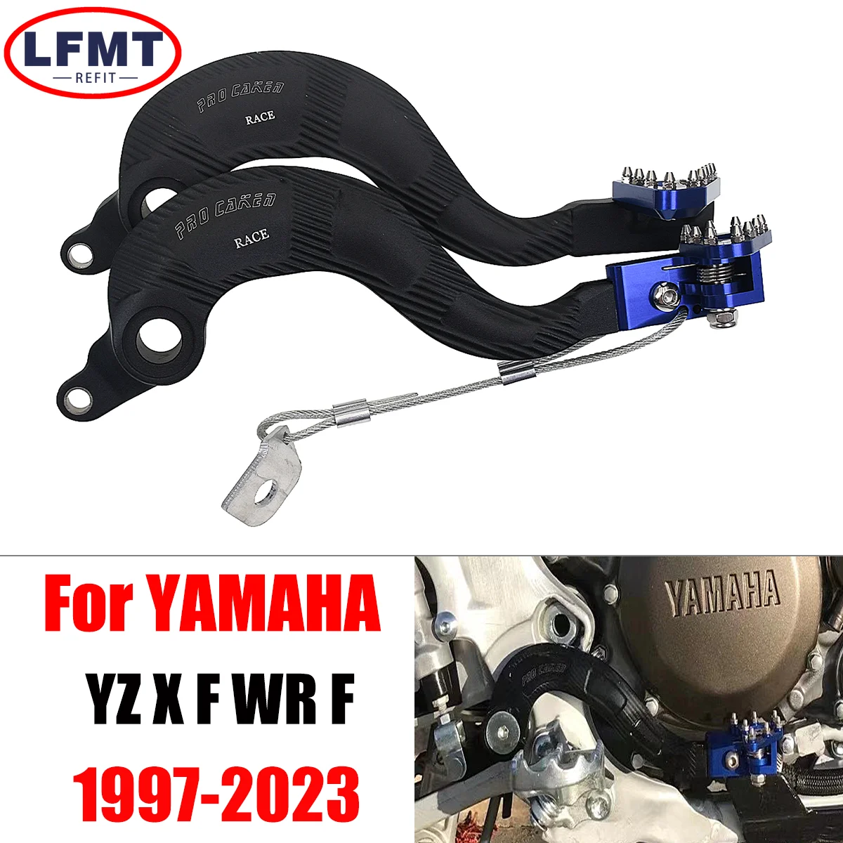 Rear Brake Pedal Lever For Yamaha YZ125 YZ125X YZ250 YZ250X YZ250F YZ400F YZ426F YZ450F WR250F WR400F WR426F WR450F 1997-2023
Rear Brake Pedal Lever For Yamaha YZ125 YZ125X YZ250 YZ250X YZ250F YZ400F YZ426F YZ450F WR250F WR400F WR426F WR450F 1997-2023