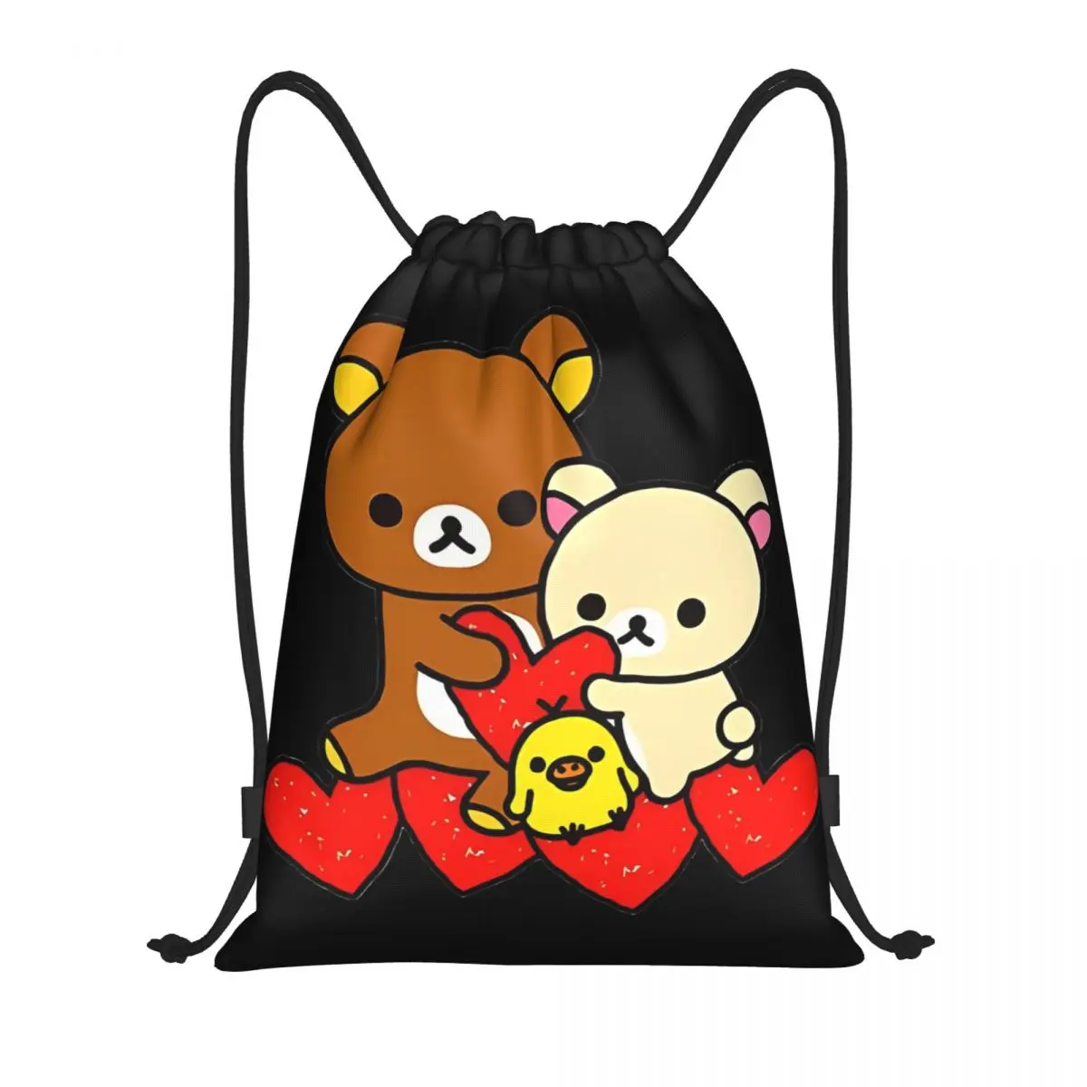 Рюкзак Rilakkuma и Korilakkuma, футбольные сумки на шнурке, спортивная сумка, водостойкий рюкзак на шнурке для пеших прогулок
Рюкзак Rilakkuma и Korilakkuma, футбольные сумки на шнурке, спортивная сумка, водостойкий рюкзак на шнурке для пеших прогулок