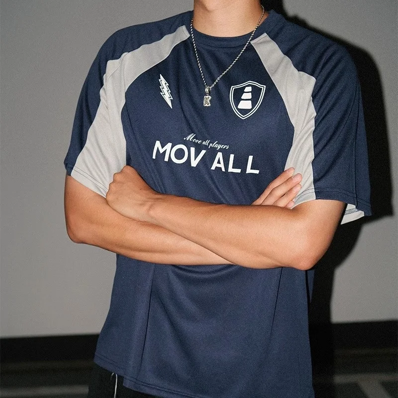 Мужская летняя футболка Anyu в американском ретро-стиле, для баскетбола и фитнеса, быстросохнущая, дышащая, свободного кроя
Мужская летняя футболка Anyu в американском ретро-стиле, для баскетбола и фитнеса, быстросохнущая, дышащая, свободного кроя