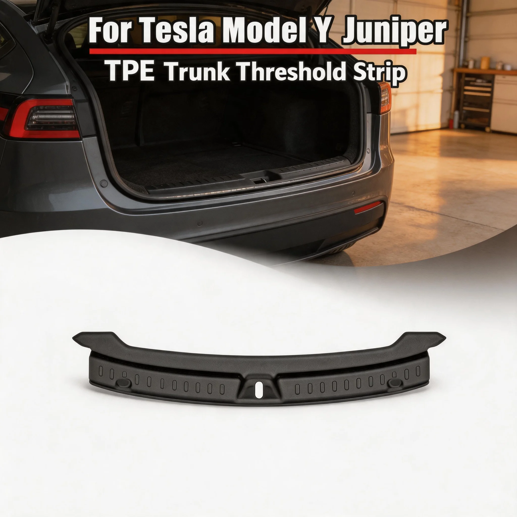 Rear Trunk Door Sill Protector For New Tesla Model Y Launch 2025 TPE Trunk Guards Cargo Threshold Sill Cover Rear Bumper Guards
Rear Trunk Door Sill Protector For New Tesla Model Y Launch 2025 TPE Trunk Guards Cargo Threshold Sill Cover Rear Bumper Guards