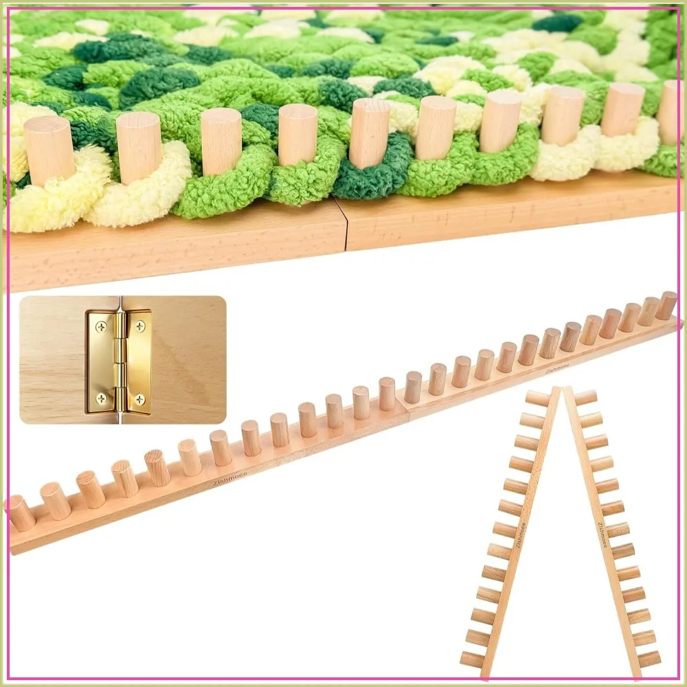 Chunky Blankets Loom Knitting Looms Portable DIY Hand Knitting Kit for Beginners, Adjustable Foldable Extra Loom Large 48,55,60 Inch (60inch)
Chunky Blankets Loom Knitting Looms Portable DIY Hand Knitting Kit for Beginners, Adjustable Foldable Extra Loom Large 48,55,60 Inch (60inch)