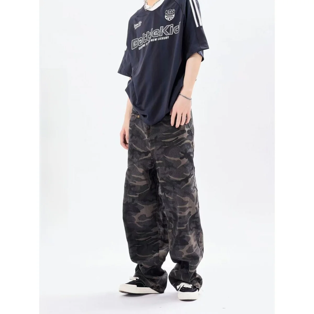 Hong Kong Style Men's Jeans Letter Print High Street Trendy Cotton Polyester Blend Super Tight Fit Anti-Wrinkle Straight Leg
Hong Kong Style Men's Jeans Letter Print High Street Trendy Cotton Polyester Blend Super Tight Fit Anti-Wrinkle Straight Leg