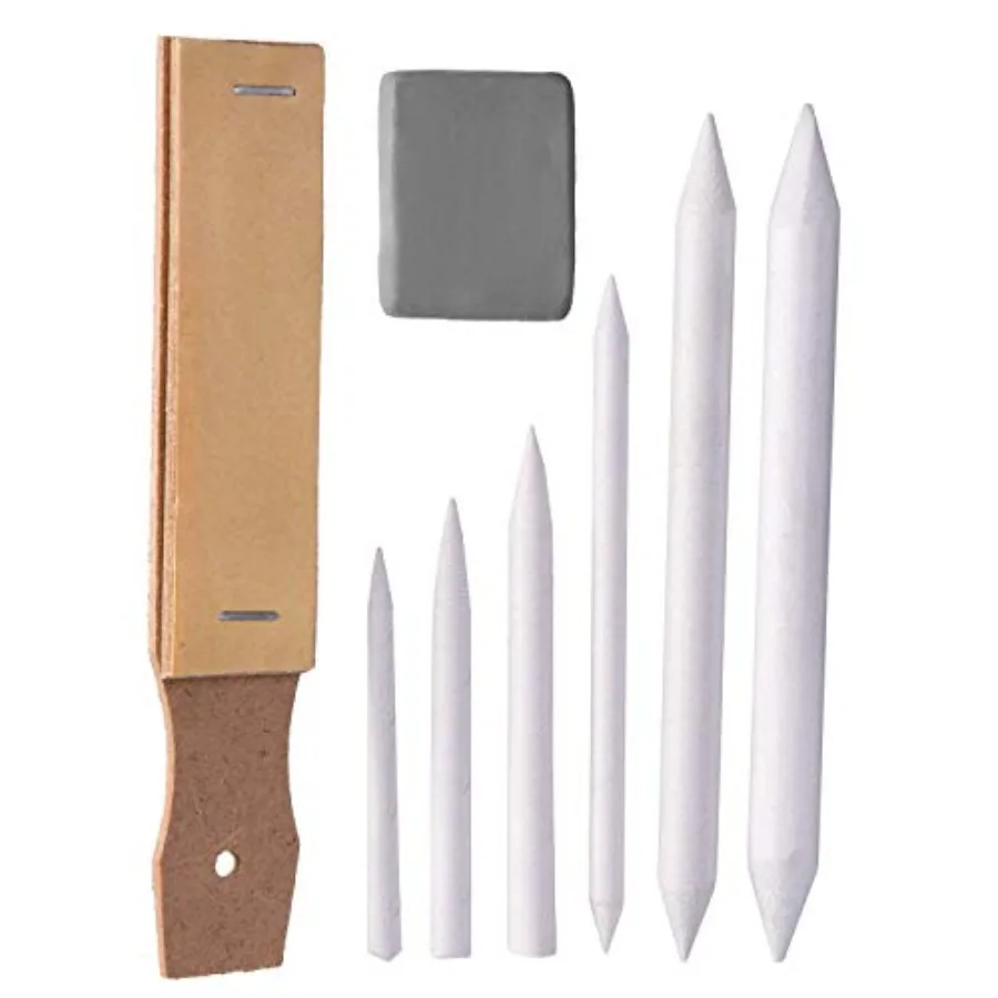 Paper Blending Stumps and Tortillions Sandpaper Pencil Sharpener Pointer Art Blenders with Kneaded Eraser for Student Sketch Dr
Paper Blending Stumps and Tortillions Sandpaper Pencil Sharpener Pointer Art Blenders with Kneaded Eraser for Student Sketch Dr