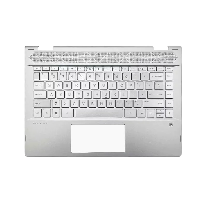 Palmrest Keyboard without backlight For HP X360 14-CD 14M-CD TPN-W131 Silver Color
Palmrest Keyboard without backlight For HP X360 14-CD 14M-CD TPN-W131 Silver Color