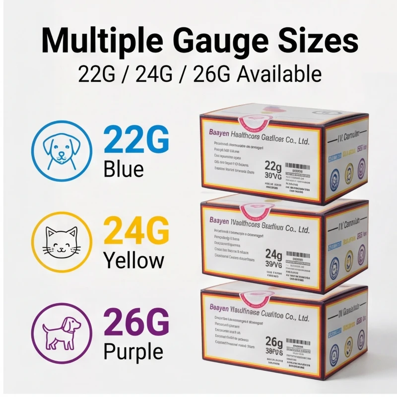 22G 24G 26G Veterinary Indwelling Needle for Dogs Cats Small Animals with Heparin Cap 50pcs
22G 24G 26G Veterinary Indwelling Needle for Dogs Cats Small Animals with Heparin Cap 50pcs
