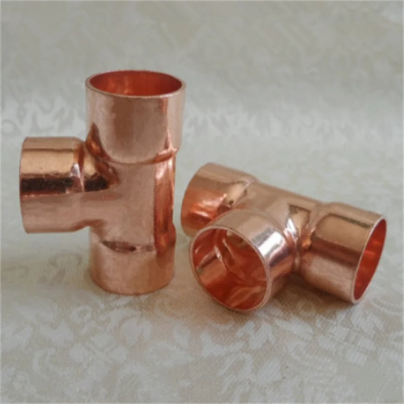 2pcs 19x1.0mm Copper End Feed Euqal Tee 3 Way Pipe Fitting Plumbing for gas water oil
2pcs 19x1.0mm Copper End Feed Euqal Tee 3 Way Pipe Fitting Plumbing for gas water oil