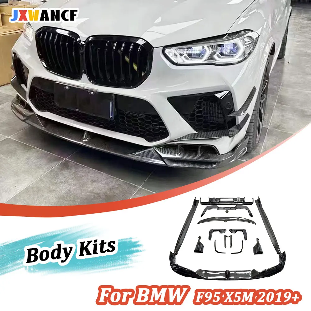 JXWANCF Carbon Fiber Front Lip Rear Lip Diffuser Spoiler With Splitters Side Skirts Rear Wing for BMW F95 X5M 2019-2022 FRP
JXWANCF Carbon Fiber Front Lip Rear Lip Diffuser Spoiler With Splitters Side Skirts Rear Wing for BMW F95 X5M 2019-2022 FRP