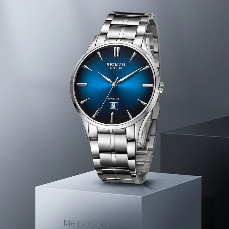 Reimah Top Brand Luxury Men's Wristwatch Waterproof Luminous Date Men Watches Stainless Steel Quartz Men's Watch Male Reloj 6183
Reimah Top Brand Luxury Men's Wristwatch Waterproof Luminous Date Men Watches Stainless Steel Quartz Men's Watch Male Reloj 6183