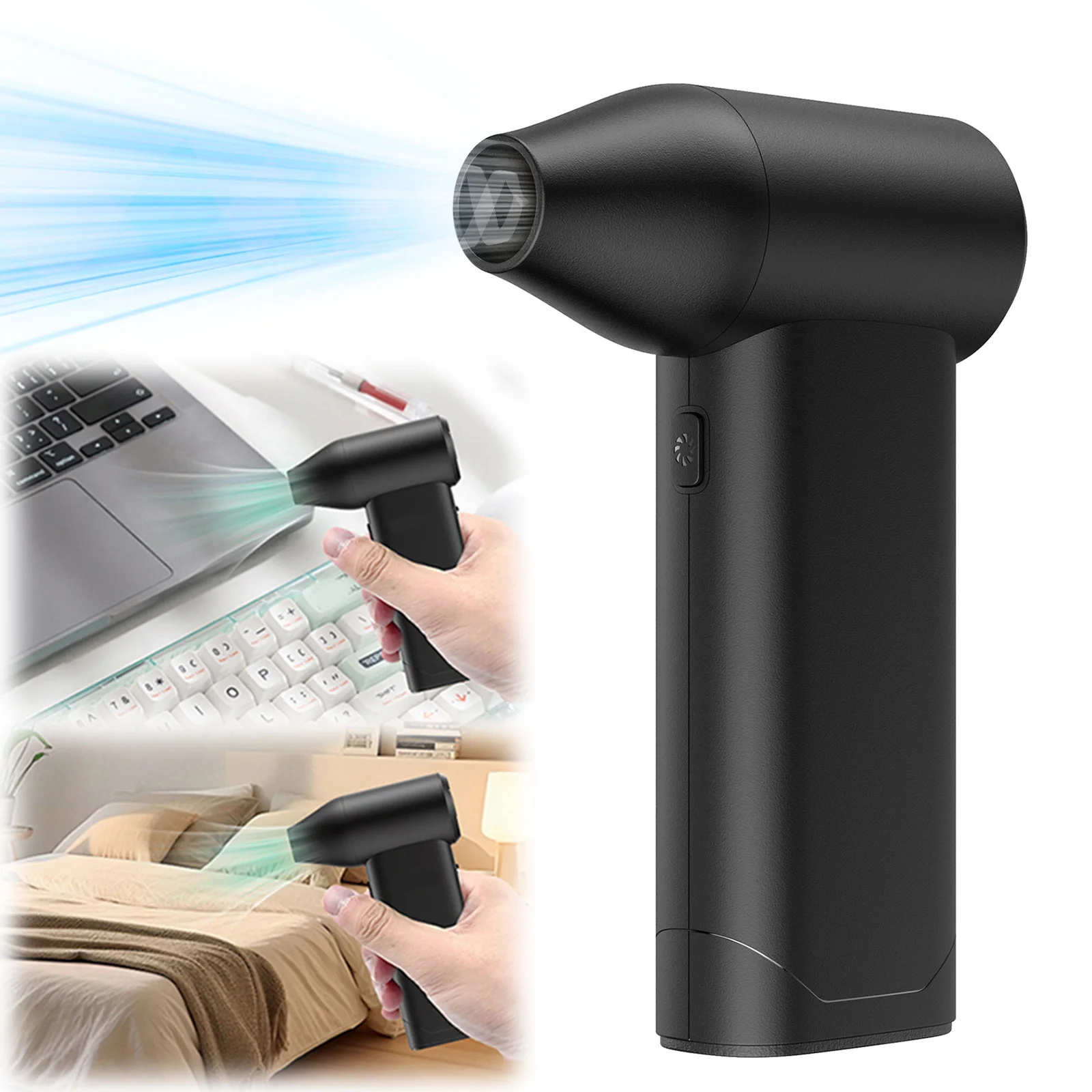 130000RPM Electric Air Duster Cordless Rechargeable Air Blower 3 Gear Adjustable for Keyboard Electronic Devices Home Car
130000RPM Electric Air Duster Cordless Rechargeable Air Blower 3 Gear Adjustable for Keyboard Electronic Devices Home Car