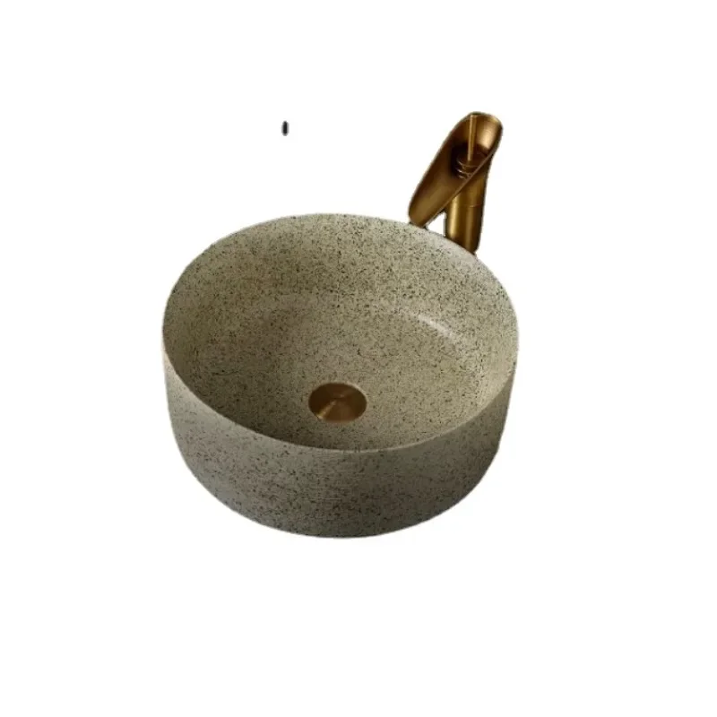Ceramic Washbasin Thin Edge Straight Cylindrical Round Bathroom Sink Antique Retro Brushed Spotted Art Single Basin 40*40*15cm
Ceramic Washbasin Thin Edge Straight Cylindrical Round Bathroom Sink Antique Retro Brushed Spotted Art Single Basin 40*40*15cm