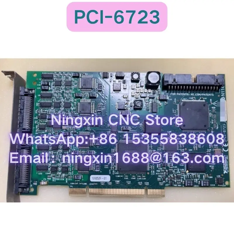 Б/у карта сбора данных PCI-6723 Функциональный тест ОК Быстрая доставка
Б/у карта сбора данных PCI-6723 Функциональный тест ОК Быстрая доставка