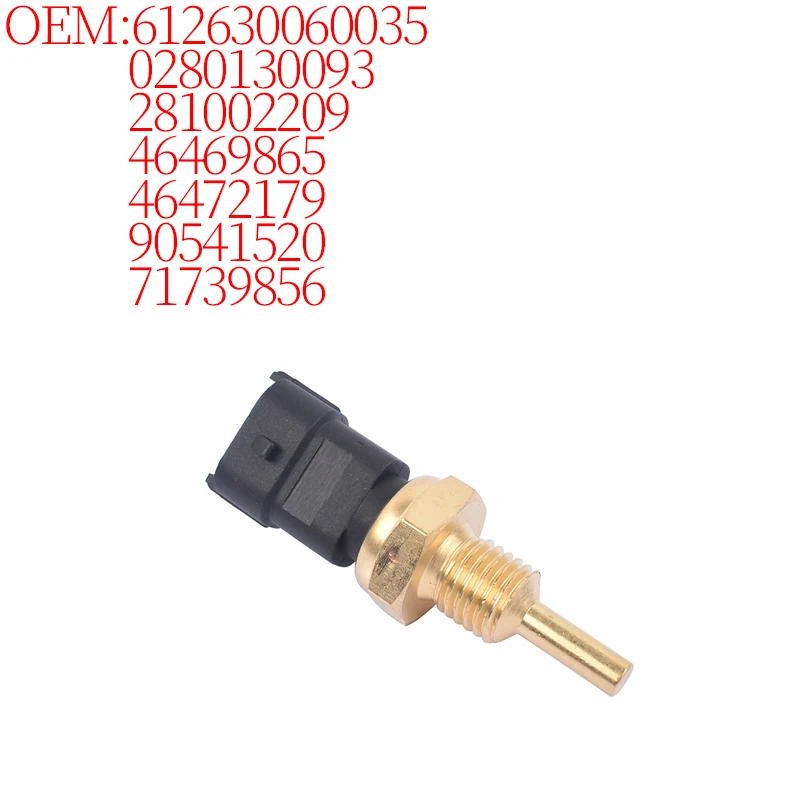 0280130093 612630060035 46469865 46472179 90541520 281002209 71739856 Water Temperature Sensor for Car Accessories
0280130093 612630060035 46469865 46472179 90541520 281002209 71739856 Water Temperature Sensor for Car Accessories