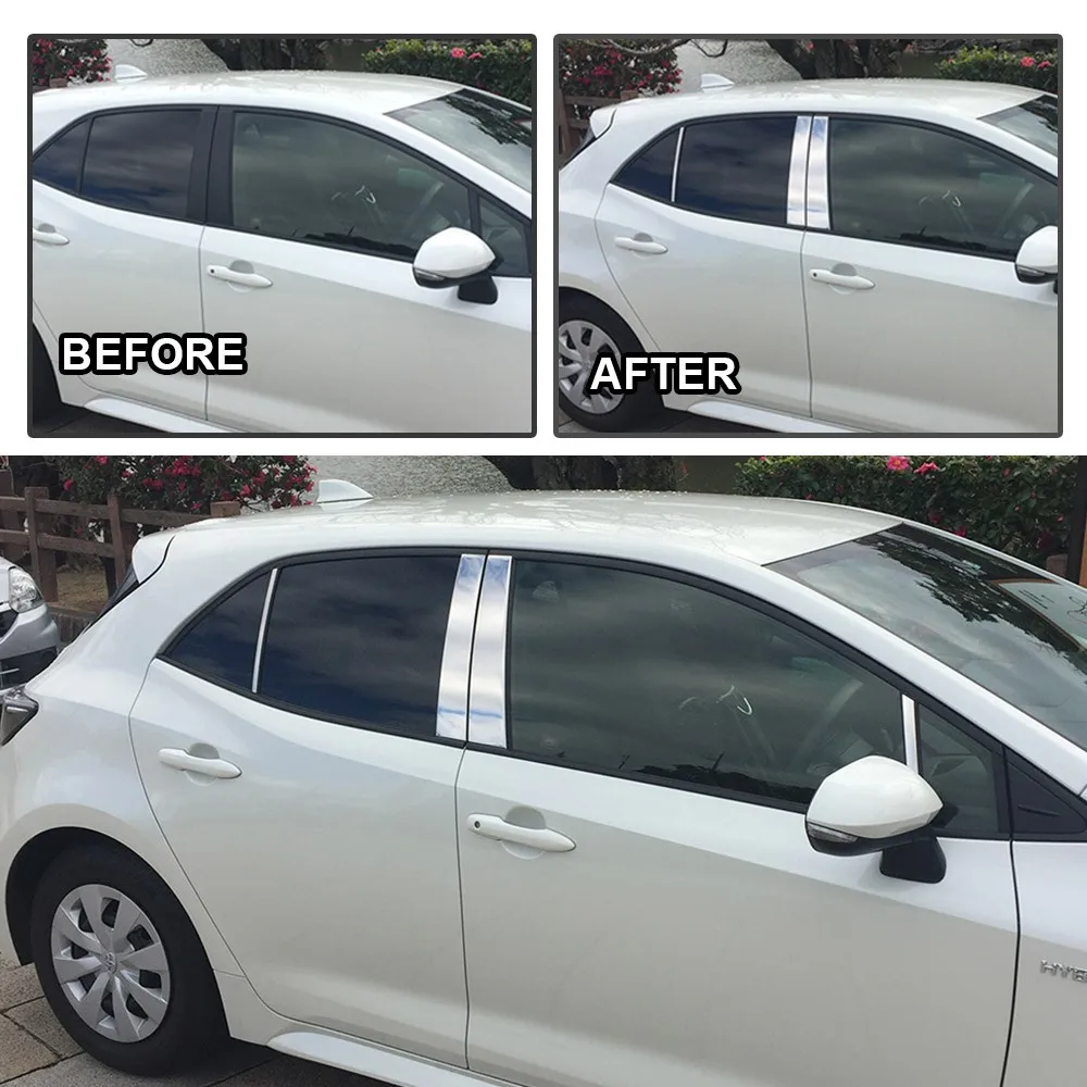 Applicable to Toyota Corola Sport 210 cars 2018-2020 .8-piece set of car window pillar trim,exterior decorative accessories
Applicable to Toyota Corola Sport 210 cars 2018-2020 .8-piece set of car window pillar trim,exterior decorative accessories