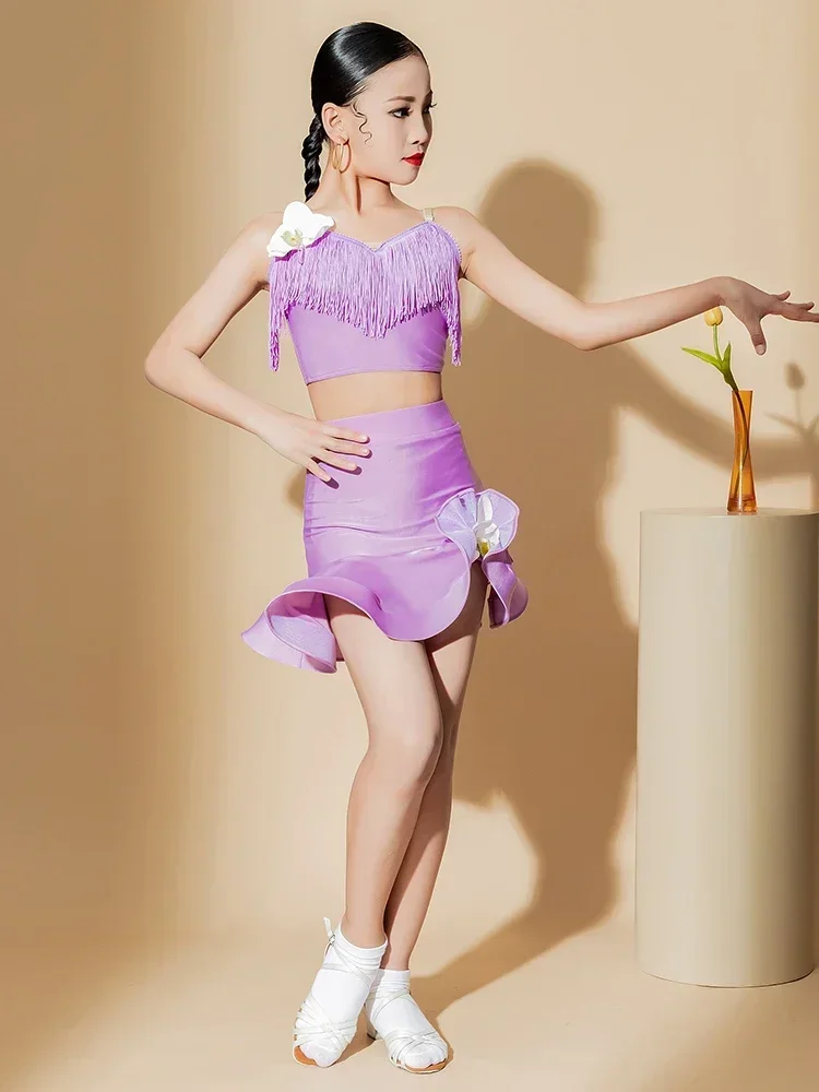 Girl Rumba Samba Salsa Latin Dance Dress Girls Practice Clothes Children Training Performance Skirt Ballroom Latin Dance Dress
Girl Rumba Samba Salsa Latin Dance Dress Girls Practice Clothes Children Training Performance Skirt Ballroom Latin Dance Dress
