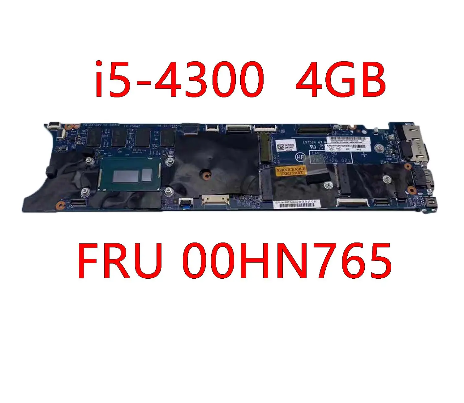 FOR Lenovo Thinkpad X1 Carbon Laptop Motherboard i5-4300 4GB FRU 00HN765 100% TEST
FOR Lenovo Thinkpad X1 Carbon Laptop Motherboard i5-4300 4GB FRU 00HN765 100% TEST