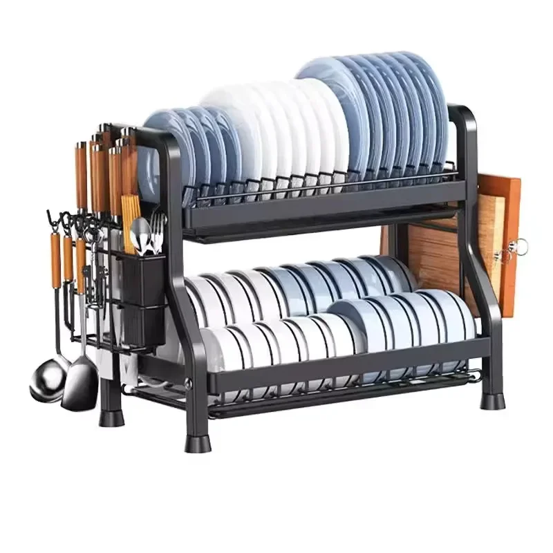 CANBOUN Dish Drying Rack Kitchen Storage Shelf With Drain Board Countertop Dinnerware Organizer Kitchen Organizer Drainer Cozinh
CANBOUN Dish Drying Rack Kitchen Storage Shelf With Drain Board Countertop Dinnerware Organizer Kitchen Organizer Drainer Cozinh
