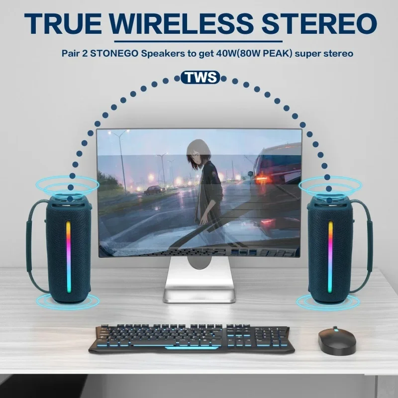 Новый уличный портативный Bluetooth-динамик с красочной RGB-подсветкой IPX6, водонепроницаемый и противоударный, двойной динамик, выгорающий тяжелый бас
Новый уличный портативный Bluetooth-динамик с красочной RGB-подсветкой IPX6, водонепроницаемый и противоударный, двойной динамик, выгорающий тяжелый бас