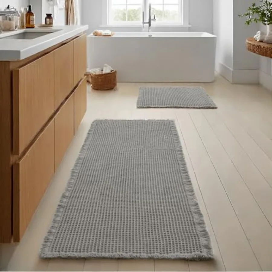 Set of 2 Waffle Bath Mats Non Slip Waffle Bathroom Runner Rug Washable Boho Runner Bath Rugs Super Absorbent Shower Mat for Bat
Set of 2 Waffle Bath Mats Non Slip Waffle Bathroom Runner Rug Washable Boho Runner Bath Rugs Super Absorbent Shower Mat for Bat