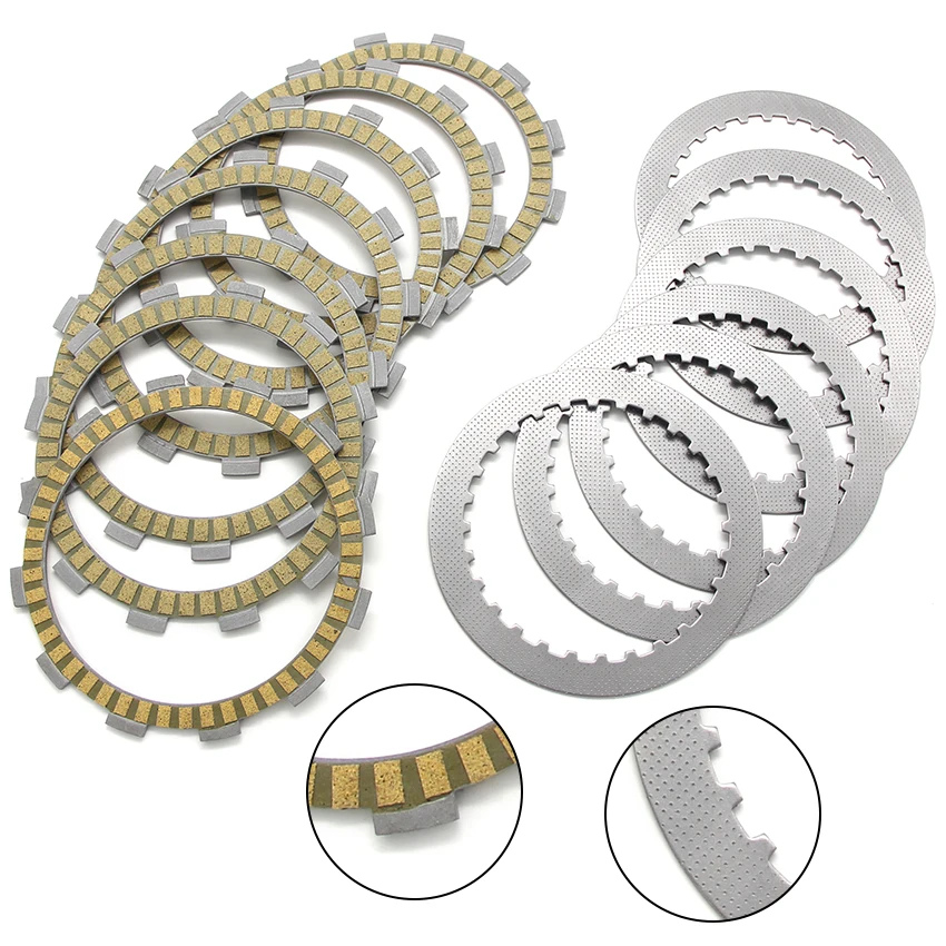 Clutch Friction Disc Plate Kit for Suzuki SV650 SV400 SV400SN X/Y/K1/K2 SX/SY/SK1/SK2 VK53A 21451-28C3121440-19F00 21441-37440
Clutch Friction Disc Plate Kit for Suzuki SV650 SV400 SV400SN X/Y/K1/K2 SX/SY/SK1/SK2 VK53A 21451-28C3121440-19F00 21441-37440