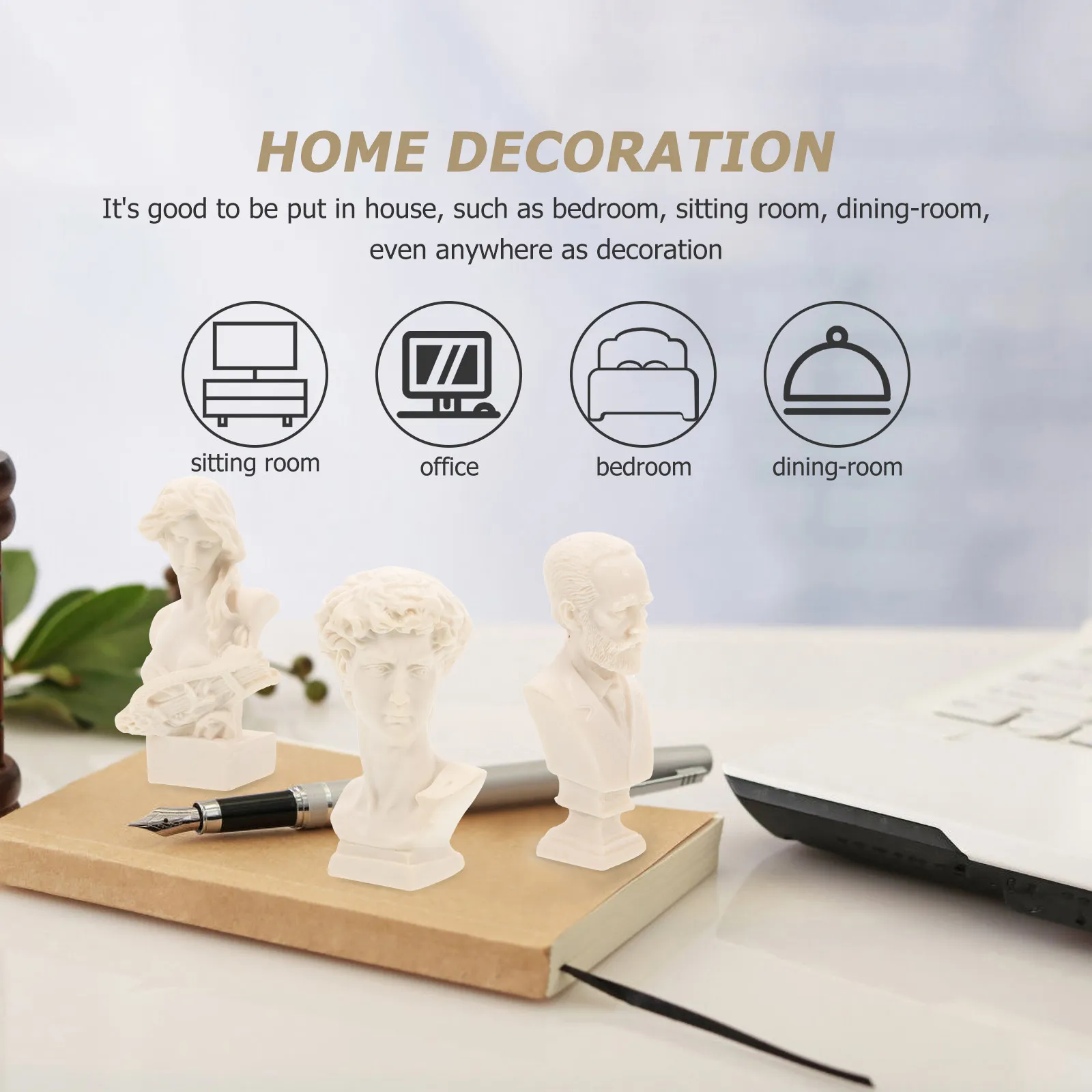 10Pcs Gypsum Sketch Sculpture Drawing Practice Statue Teaching Aid for Art Exams Detail Refinement Texture Surface Home Office
10Pcs Gypsum Sketch Sculpture Drawing Practice Statue Teaching Aid for Art Exams Detail Refinement Texture Surface Home Office